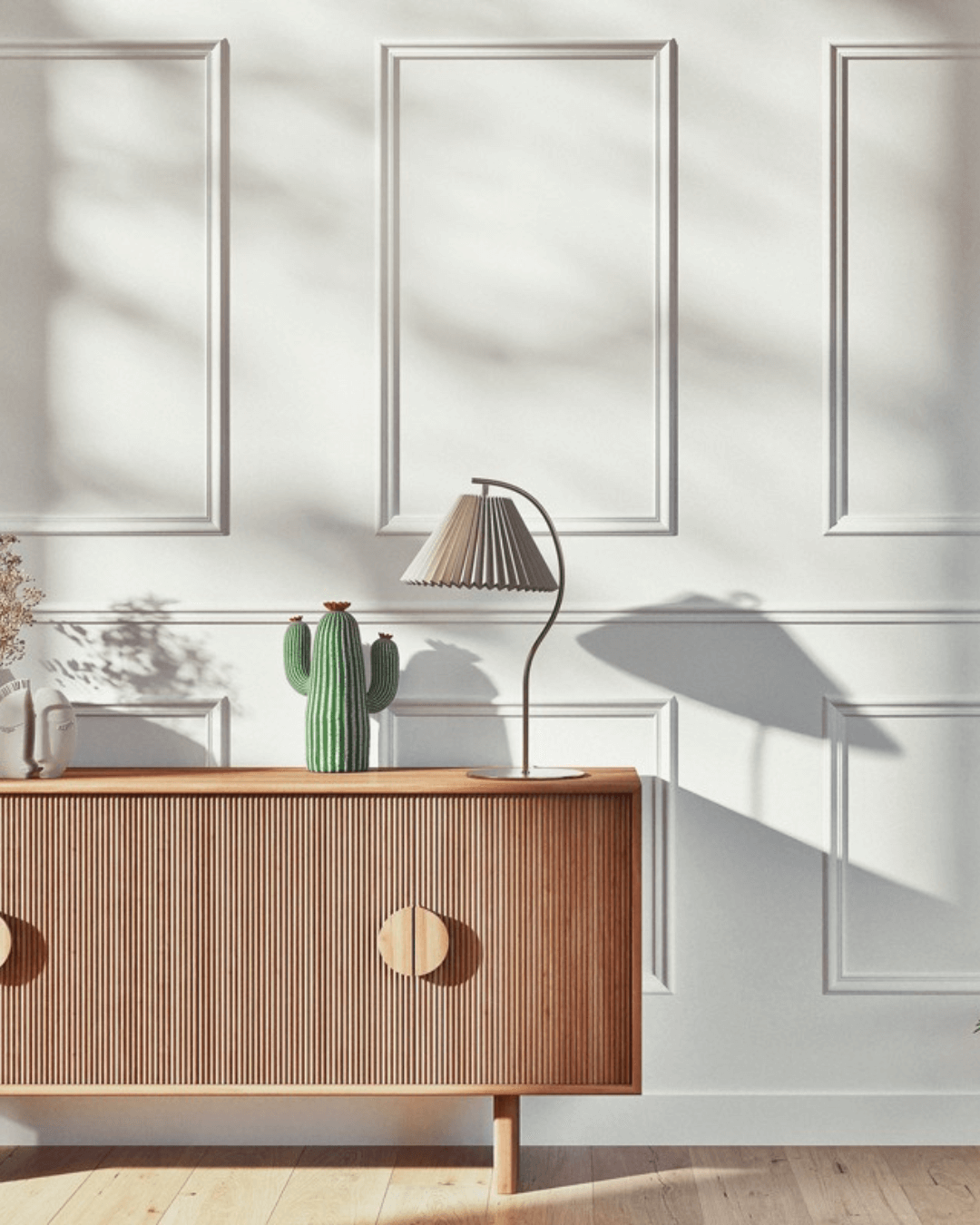Opciones De Pintura Natural Con Molduras De Madera