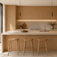 Flex panel de palillería flexible en madera de pino limpio 240x30 cm para interiores