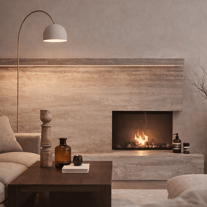 Roca panel decorativo flexible con efecto travertino 120x60 cm para interiores y fachadas