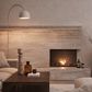 Roca panel decorativo flexible con efecto travertino 120x60 cm para interiores y fachadas