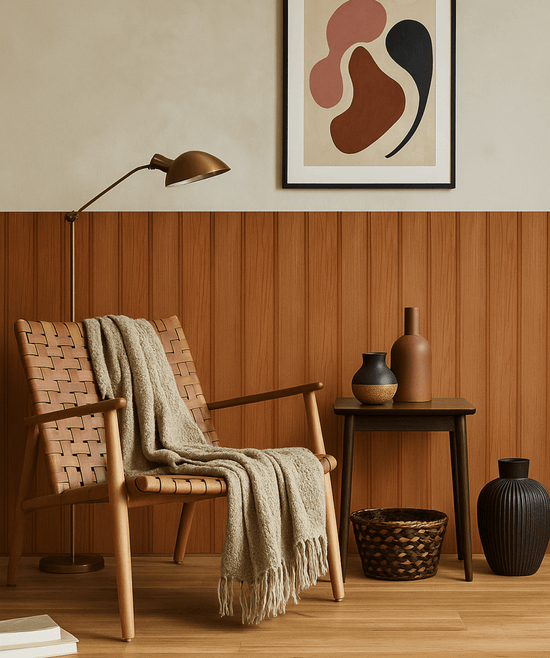 Pack 10 Lamas en Madera Natural de Sapelly
